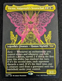 MTG - Victor, Valgavoth's Seneschal SHOWCASE - Duskmourn: House of Horror - Image 1