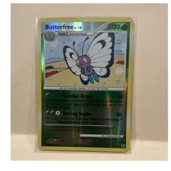 Pokemon Butterfree 14/130 Holo Card Rare Stage 2 120 HP TCG 2008 - Image 1