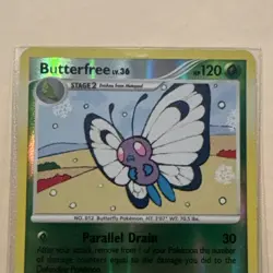 Pokemon Butterfree 14/130 Holo Card Rare Stage 2 120 HP TCG 2008 - Image 2