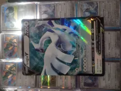 Pokemon Lugia v TCG SWSH301 Black Star Promo Jumbo Card - Image 1