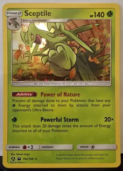 Sceptile 10a/168 - Celestial Storm SM PROMO - Holo Rare Card - NM/LP - Image 1