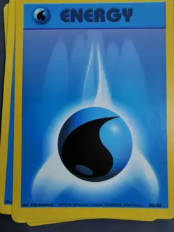 Vintage Pokemon base set starter energy cards set of 6 ( fire grass water x2) - Image 3