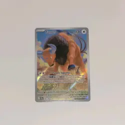 Tauros 096/086 Chaos Rising Full Art Illustration Rare Pokemon TCG Card NM Mint - Image 3