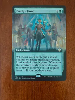 Family's Favor (Extended Art) #159 (NM) Streets New Capenna NCC Magic MTG - Image 1