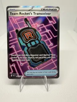 Pokemon Card Team Rocket's Transceiver 263/217 ASC Rare Holo Foil ENG - Image 1