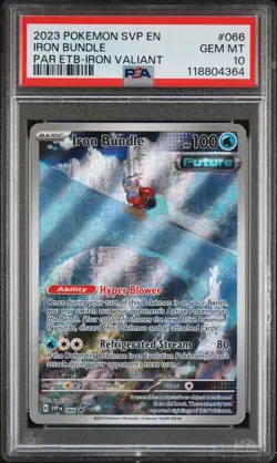 SV: Scarlet & Violet Promo Cards #066 Iron Bundle PSA 10 - Image 1