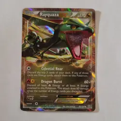 Rayquaza EX 85/124 Dragons Exalted Ultra Rare Holo Pokemon Card 2012 - Image 1