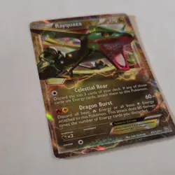 Rayquaza EX 85/124 Dragons Exalted Ultra Rare Holo Pokemon Card 2012 - Image 2