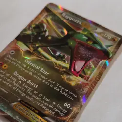 Rayquaza EX 85/124 Dragons Exalted Ultra Rare Holo Pokemon Card 2012 - Image 3
