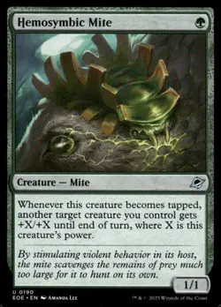 HEMOSYMBIC MITE 190 EDGE OF ETERNITIES MAGIC: THE GATHERING NM - Image 1