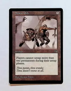 MTG - Magic The Gathering - Static Orb - Tempest - NP/LN! - Image 1