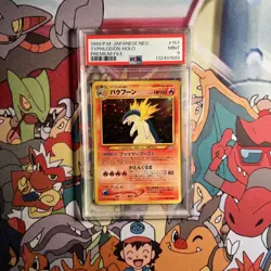 1999 Pokemon Typhlosion Neo Premium File Holo #157 PSA 9 Mint - Image 2