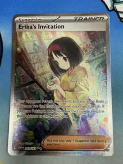 Erika’s Invitation 203/165 151 Scarlett Violet SIR Alt Art 2023 Pokemon Card - Image 1