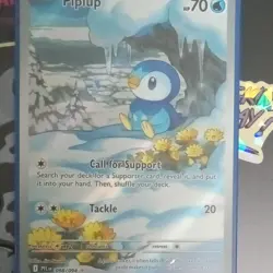 Pokemon Piplup PFLN Holo 098/094 70 HP English Pokemon TCG Card - Image 1