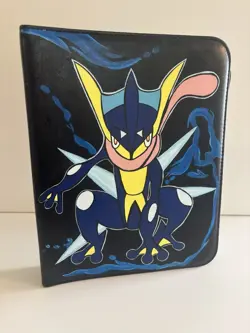 Greninja Pokemon TCG Card Zip-Binder 200-400 Card Capacity - Image 1