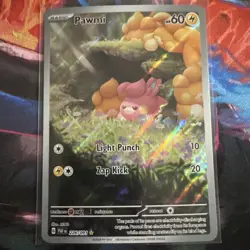 Pokemon TCG Pawmi Illustration Rare Card 226/091 SV Paldean Fates - Image 1