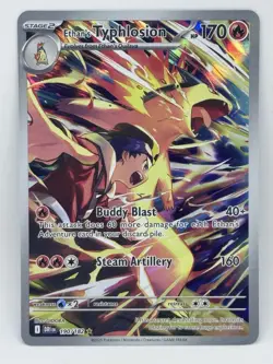 Pokemon TCG Ethan's Typhlosion Destined Rivals Illustration Rare Card 190/182 NM - Image 1