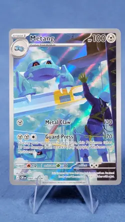 Metang 094/086 Illustration Rare Pokemon ME04 Chaos Rising NM - Image 1