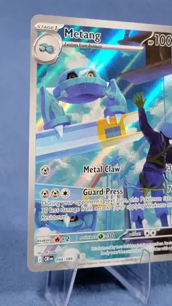 Metang 094/086 Illustration Rare Pokemon ME04 Chaos Rising NM - Image 5