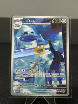 Metang 094/086 Illustration Rare Pokemon ME04: Chaos Rising NM - Image 1