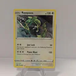 Pokemon TCG Rayquaza SWSH029 SWSH Promo Holo 130 HP English 2020 So-Taro - Image 1