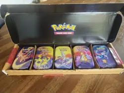 Pokemon Kanto Power Mini Tins Empty... NO PACKS - Image 1