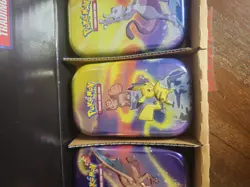 Pokemon Kanto Power Mini Tins Empty... NO PACKS - Image 3