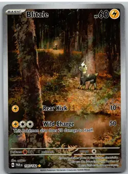 Blitzle 195/182 Illustration Rare Paradox Rift Pokemon NM - Image 1