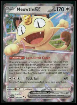 Meowth ex 062/088 Double Rare Perfect Order Pokemon NM/M - Image 1