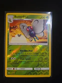 Pokemon Butterfree 3/147 Sm-Burning Shadows Reverse Holo - Image 1