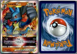 2022 Pokemon, Sword & Shield Promos, #SWSH214 Lucario VStar, Black Star Promo - Image 1