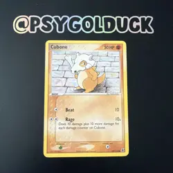 Pokemon TCG Cubone EX Delta Species 60/113 Regular Common Non-Holo 2005 B20 - Image 1