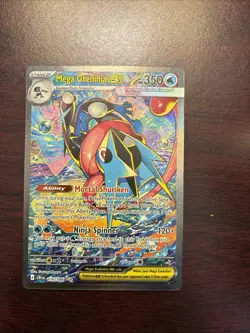 Mega Greninja EX 116/086 CHAOS RISING Ultra Rare Full Art Holo Pokemon TCG - Image 3