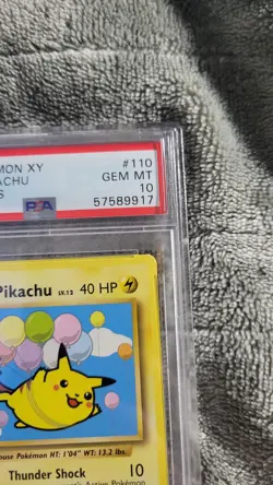 Pokemon Flying Pikachu Secret Rare Evolutions PSA 10 #110/108 2016 - Image 3