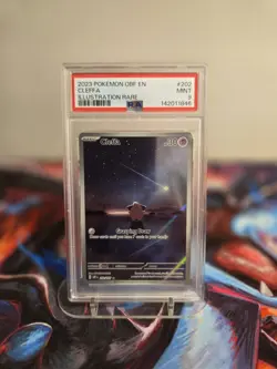 Pokemon TCG Cleffa Obsidian Flames Illustration Rare 202/197 PSA 9 - Image 1