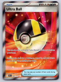 Ultra Ball 264/217 Ultra Rare Ascended Heroes Pokemon Near Mint - Image 1