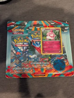 Pokemon XY Furious Fists Triple Blister Pack - 3 Boosters & Slurpuff XY15 Promo - Image 1