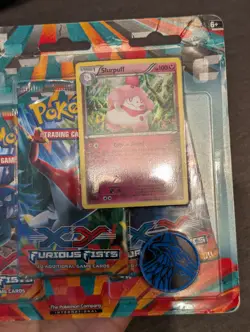 Pokemon XY Furious Fists Triple Blister Pack - 3 Boosters & Slurpuff XY15 Promo - Image 5