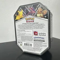 Pokemon TCG V-Powers Eevee Tin Factory Sealed - 🔥4 Sealed Packs & Promo - Image 2