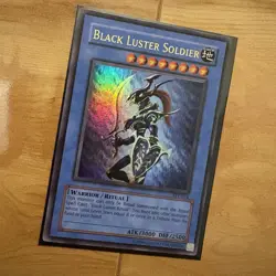 YuGiOh Black Luster Soldier SYE-024 Unlimited Edition Ultra Rare Yugi Konami - Image 2