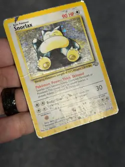 Snorlax 11/64 Jungle Holo Rare Pokemon Card - Image 4