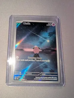 Cleffa Obsidian Flames Illustration 202/197 Near Mint Pokemon TCG Card - Image 1