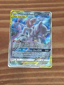 Mewtwo & Mew GX SM191 Black Star Promo NM HP 270 Illus SUI Card To Get Graded - Image 3