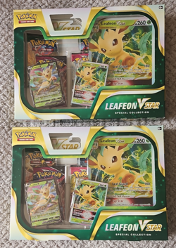 Pokemon TCG Leafeon v Star Special Collection Box New Sealed X2 - Image 1