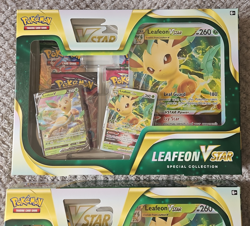 Pokemon TCG Leafeon v Star Special Collection Box New Sealed X2 - Image 3