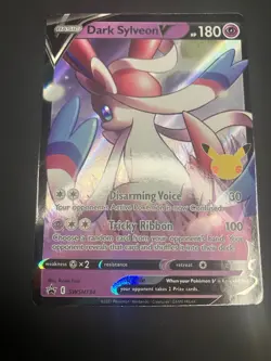 Dark Sylveon V SWSH134 SWSH: Sword & Shield Promo Cards Holo - Image 1