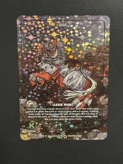Dead World TCG War 210/184 SR Borderless Holo Card Kickstarter 2025 - Image 1