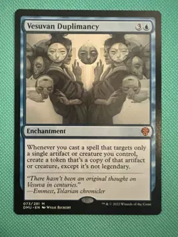 Vesuvan Duplimancy Dominaria United Regular Mythic Blue Enchantment 073/281 NM - Image 2