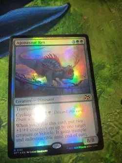 Agonasaur Rex 151 Rare Aetherdrift Magic: The Gathering Foil Near Mint - Image 1