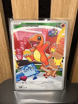 Pokemon Glumanda 038 MEP Black Star Promo Deutsch NM - Image 1